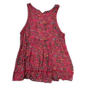 American Eagle | Women’s Floral Loose Tank Size S